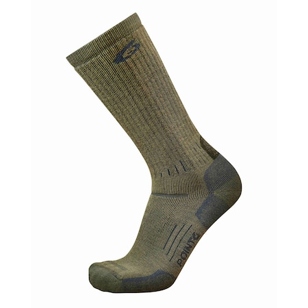 Defender Medium Cushion Mid-Calf Socks, Sage, Extra Large, PR